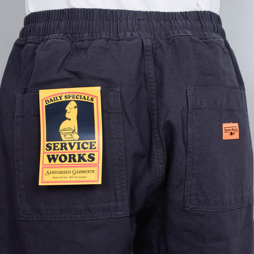 Service Works Classic Canvas Chef Shorts - Grey