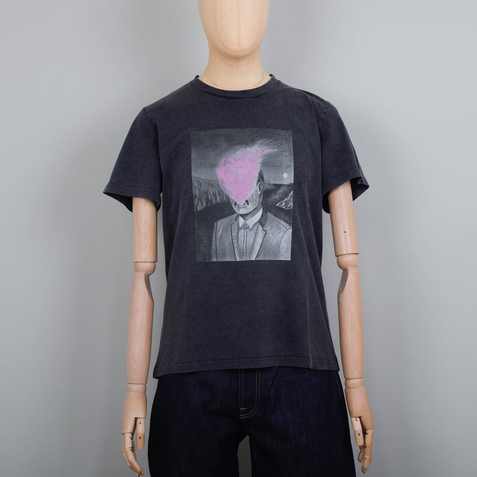 Nudie Jeans x Jeff Olsson Roy Bad Breath T-Shirt - Faded Black