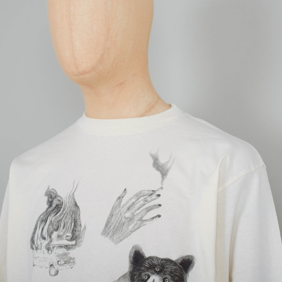 Nudie Jeans x Jeff Olsson Rudi Doodle T-Shirt - Off White