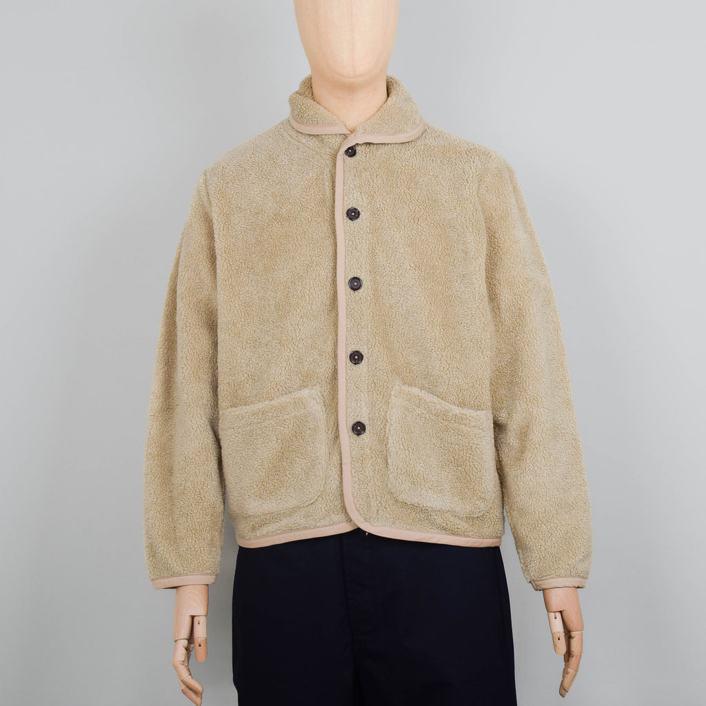 Universal Works Lancaster Jacket Mountain Fleece - Stone – Liquor