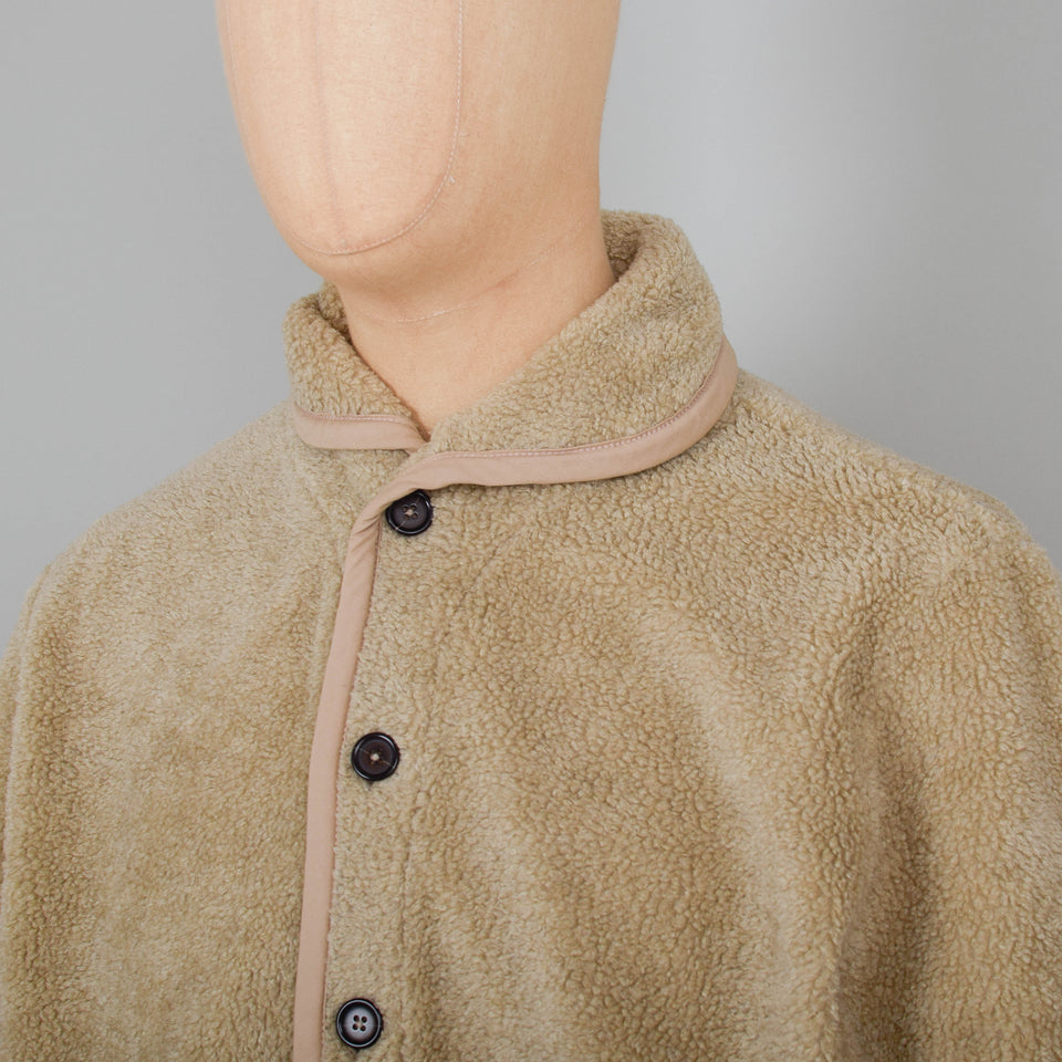 Universal Works Lancaster Jacket Mountain Fleece - Stone