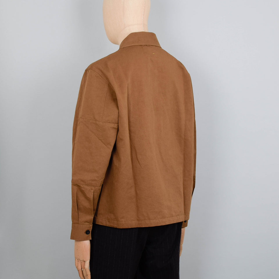 MHL Drawcord Workwear Shirt - Nut