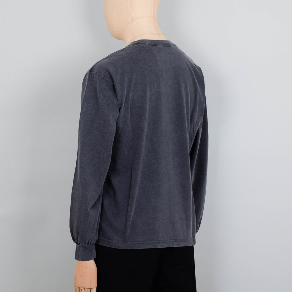 Colorful Standard Oversized Organic LS T-Shirt - Faded Black