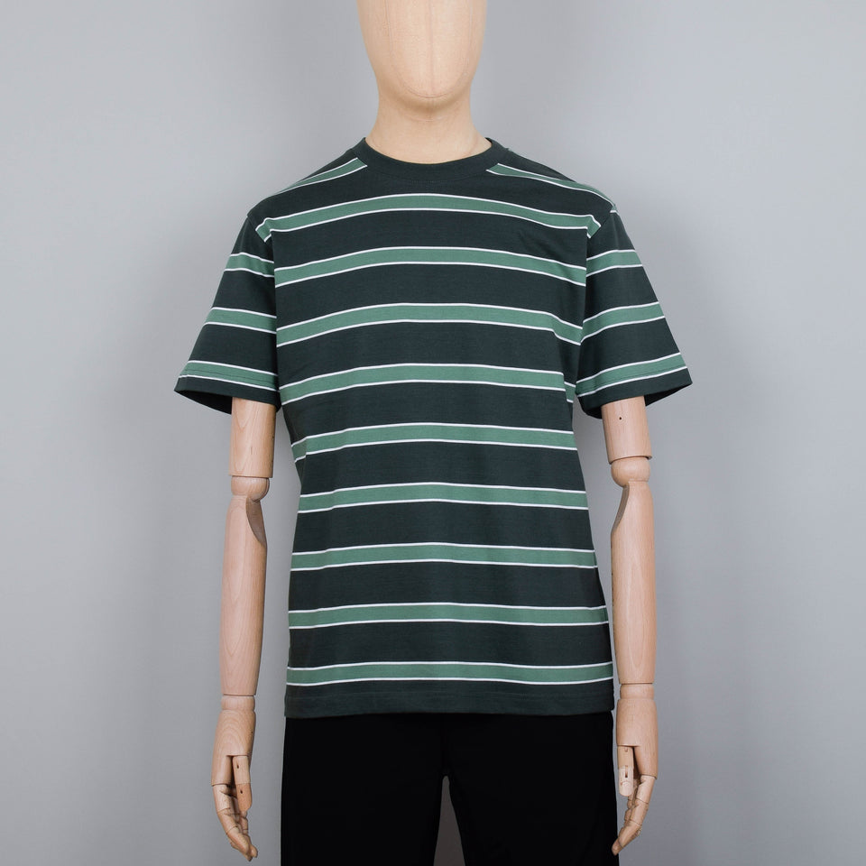 Norse Projects Johannes Organic Multicolour T-Shirt - Spruce Green