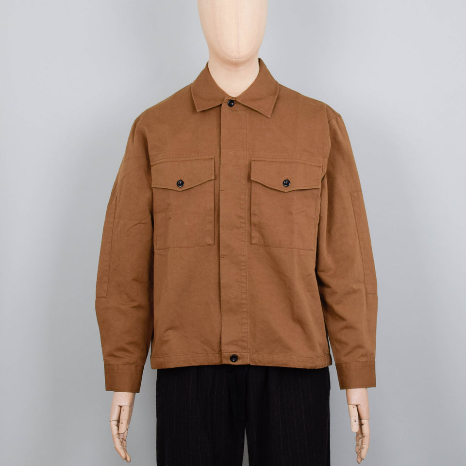 MHL Drawcord Workwear Shirt - Nut