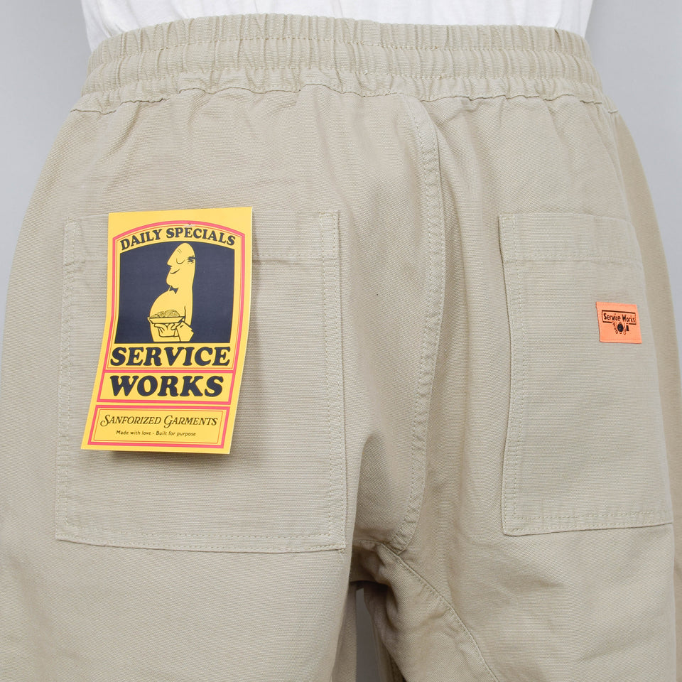 Service Works Classic Canvas Chef Pants - Khaki