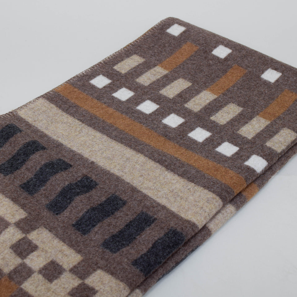 Snow Peak Recycled Wool Blanket - Brown