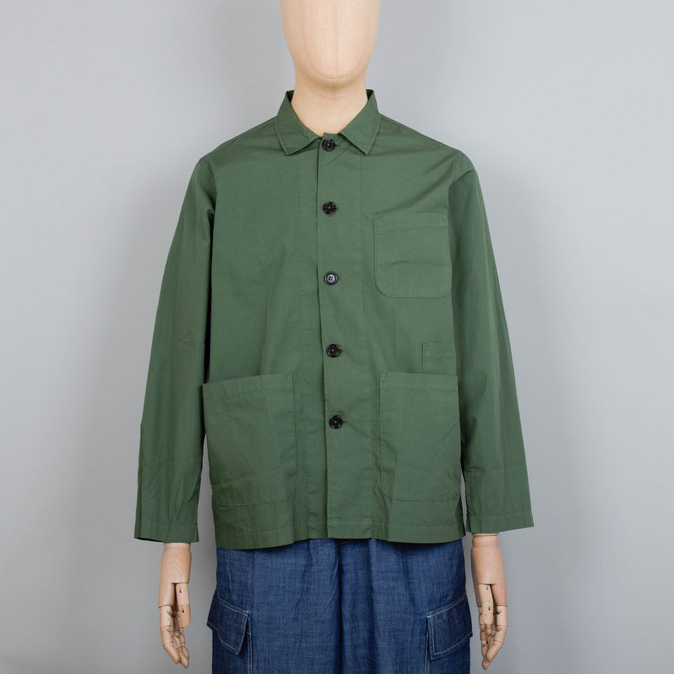 Universal Works Bakers Overshirt Fine Poplin - Birch