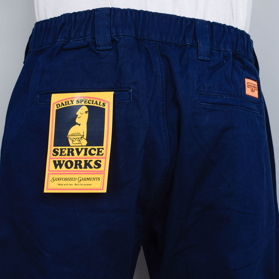 Service Works Drill Waiters Pants - Navy