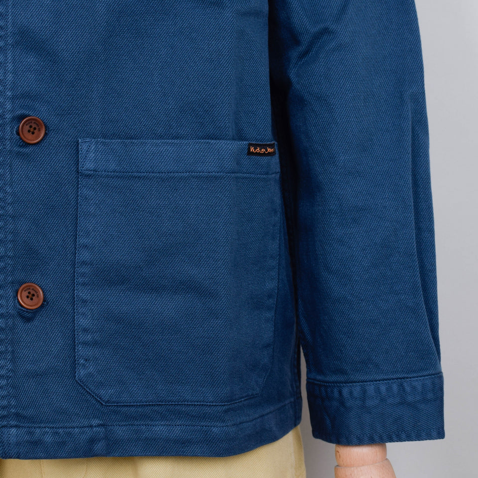 Nudie Jeans Barney Worker Jacket - Indigo Blue
