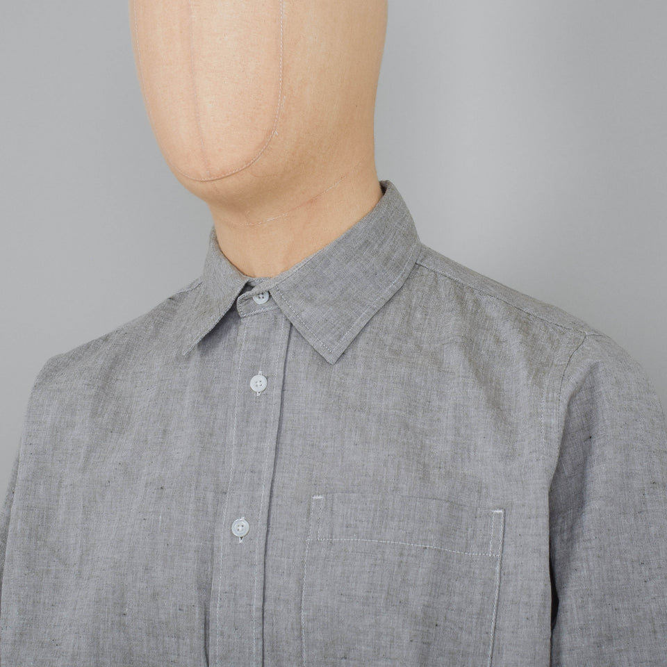 Norse Projects Algot Relaxed Cotton Linen Shirt - Ivy Green