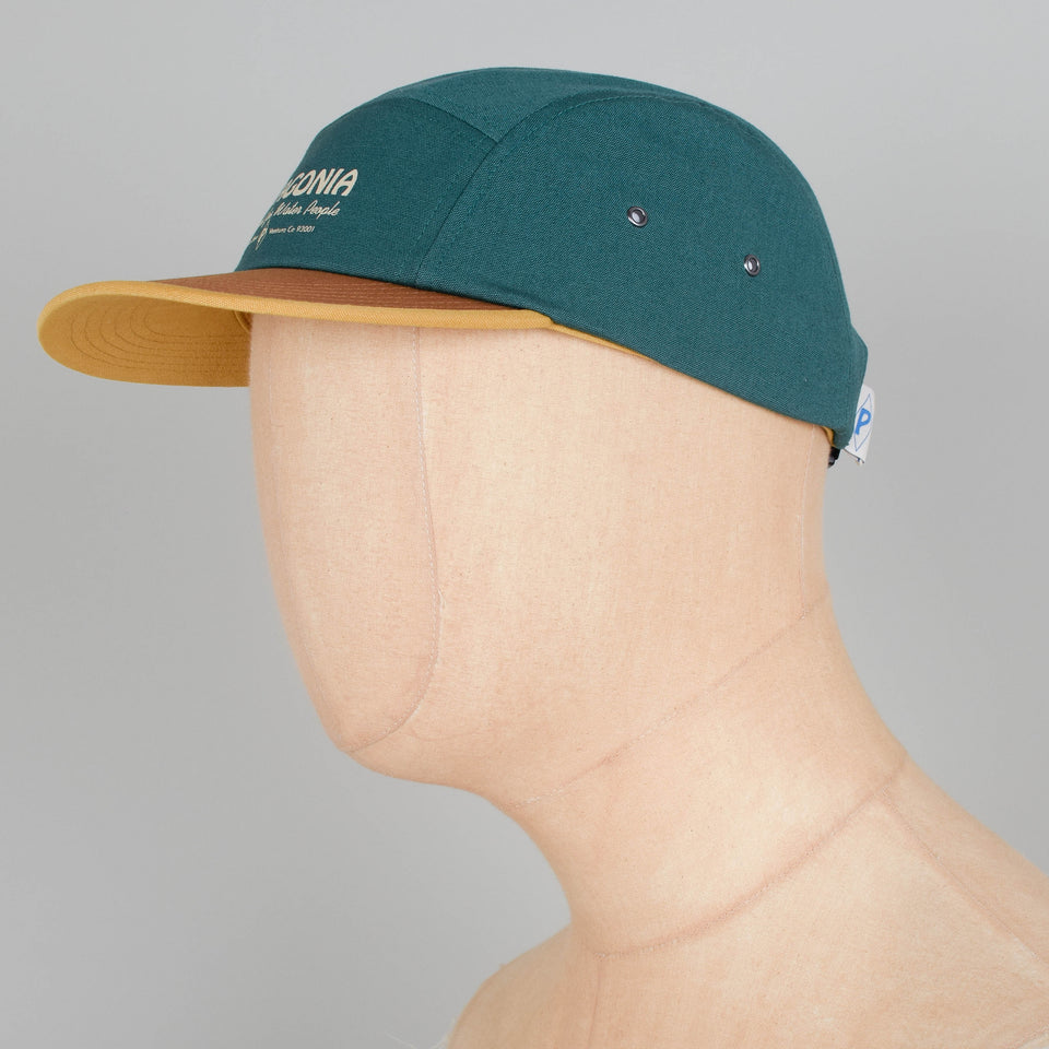 Patagonia Graphic Maclure Hat - Water People Banner: Conifer Green