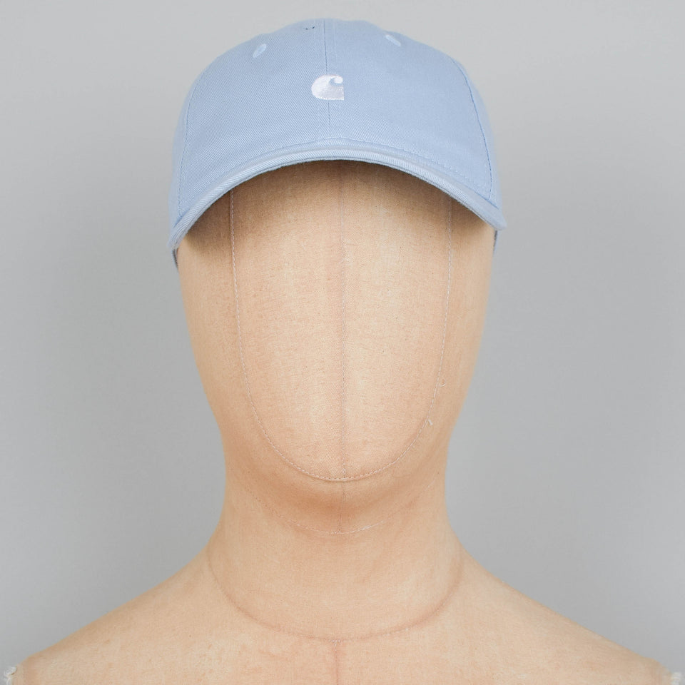 Carhartt WIP Madison Logo Cap - Frosted Blue / White
