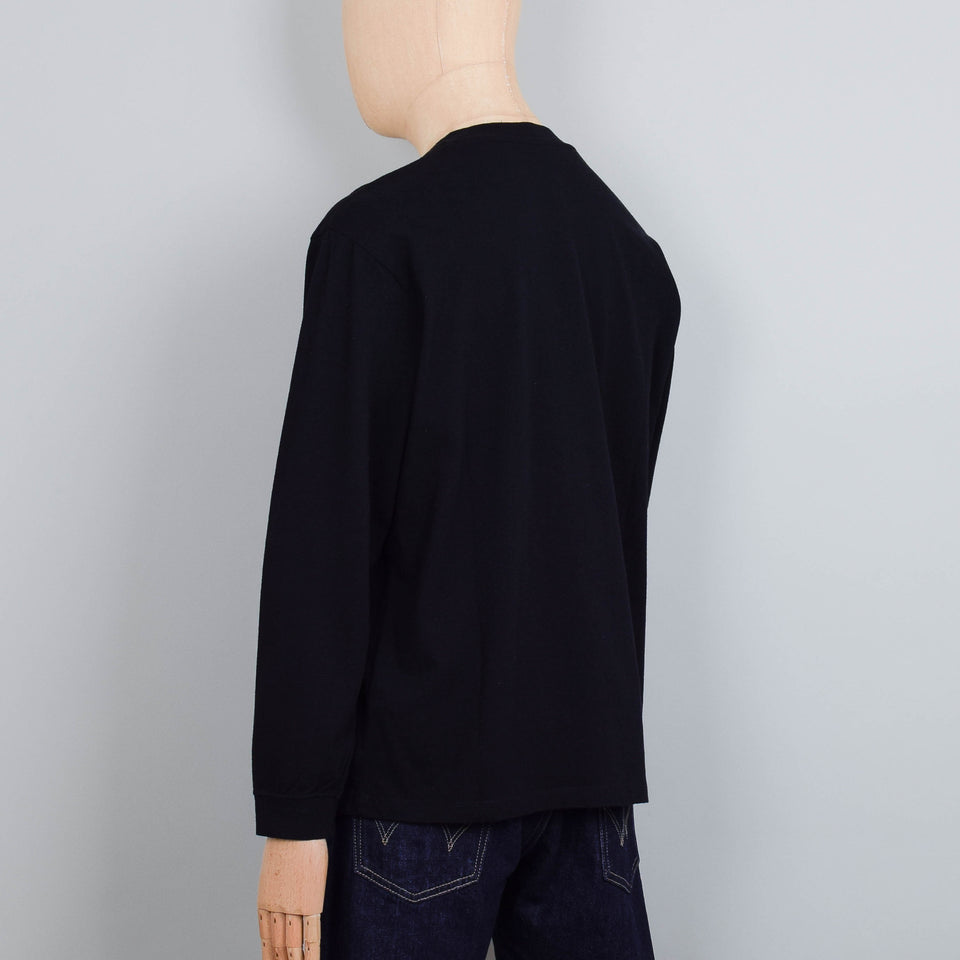 Edwin Katakana Retro T-Shirt L/S - Black