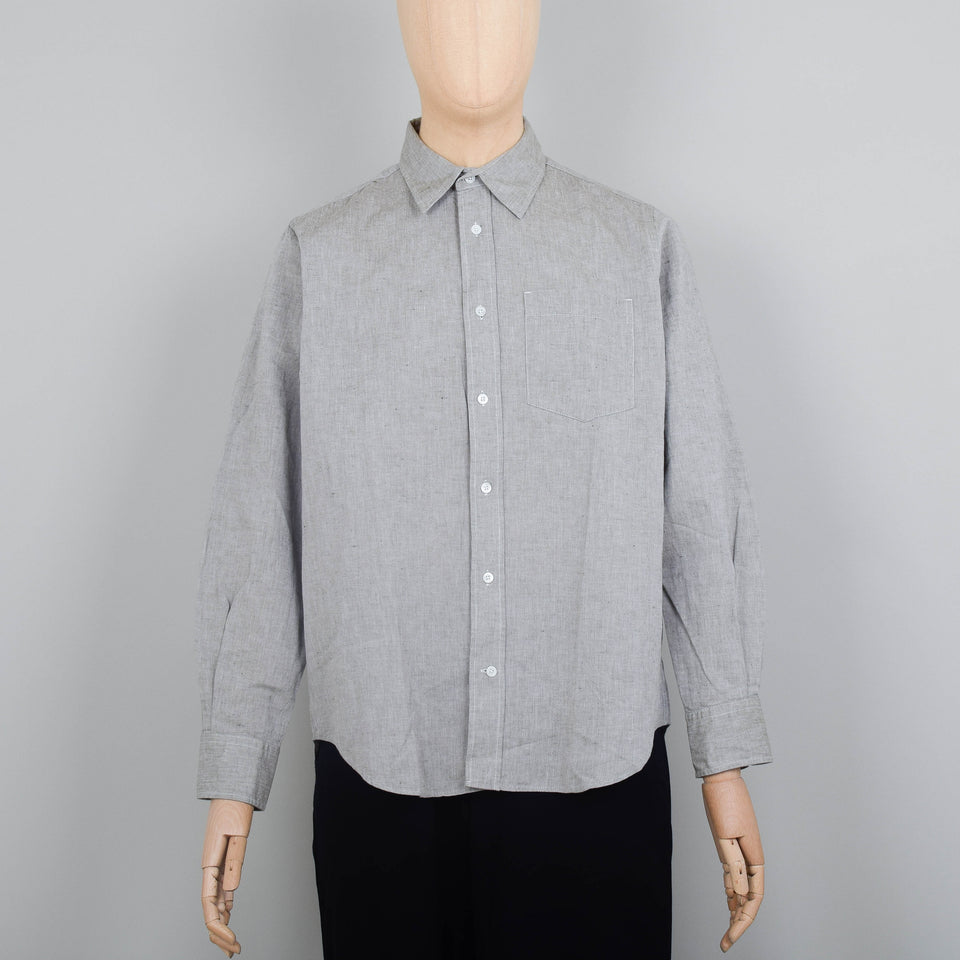 Norse Projects Algot Relaxed Cotton Linen Shirt - Ivy Green