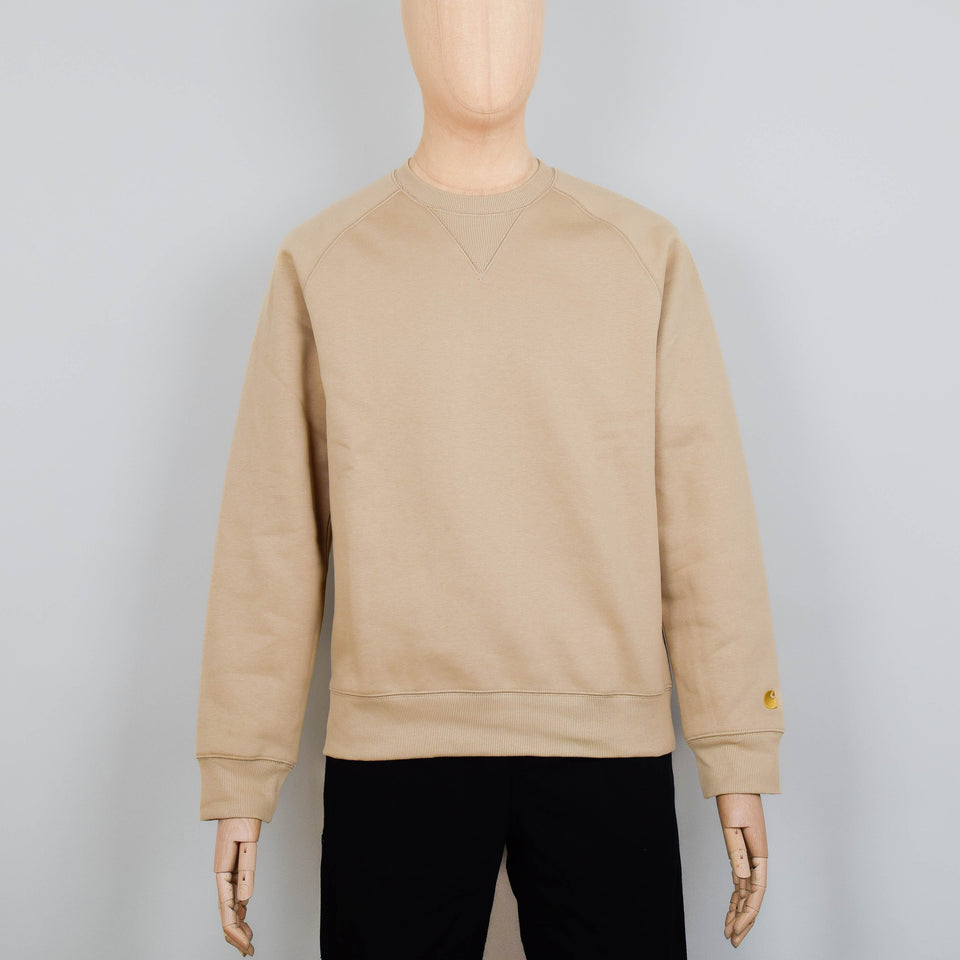 Carhartt WIP Chase Sweat - Sable/Gold