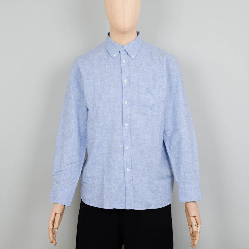 Universal Works Daybrook Wool Shirt - Blue