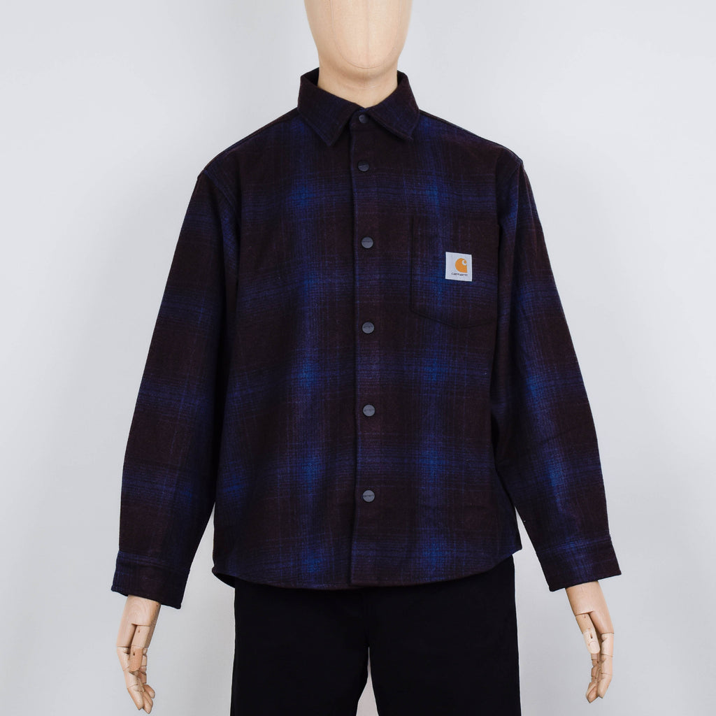 Carhartt WIP Brennan Shirt Jac - Palisander / Jupiter – Liquor Store