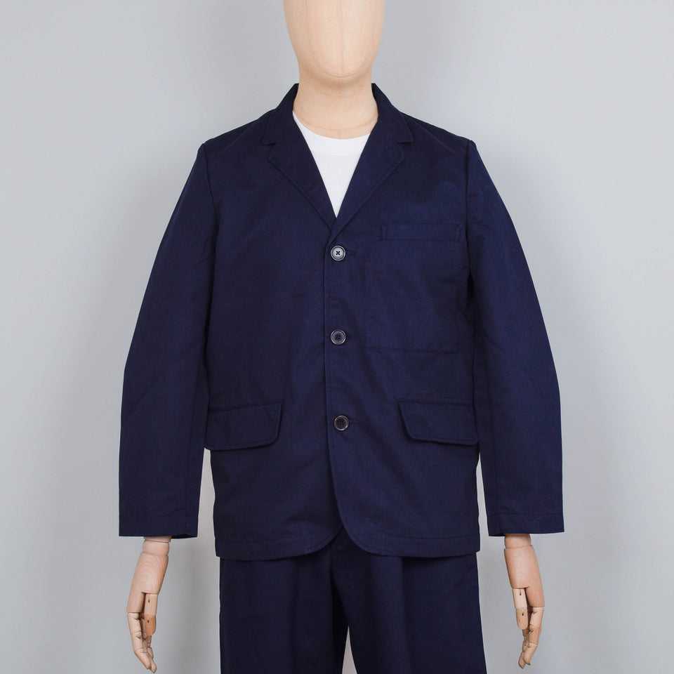 Universal Works Capitol Jacket Brushed Polytech - Navy