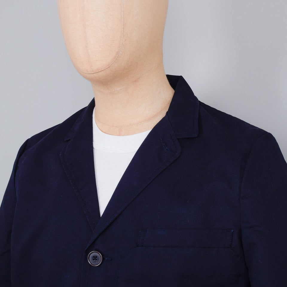 Universal Works Capitol Jacket Brushed Polytech - Navy