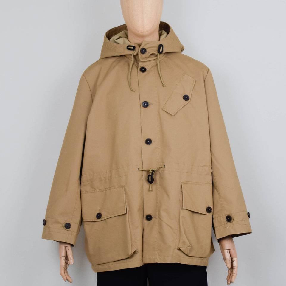 Universal Works Boston Parka Brushed Polytech - Sand