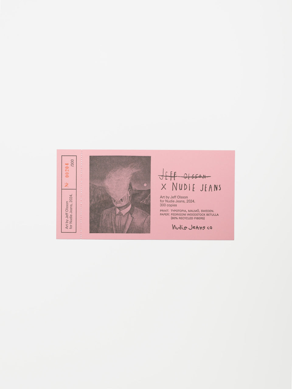 Nudie Jeans x Jeff Olsson Roy Bad Breath Poster