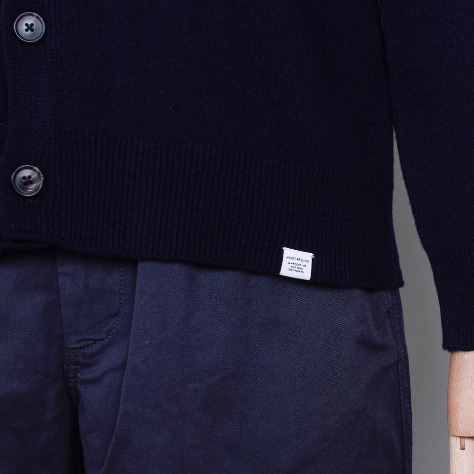 Norse Projects Adam Lambswool - Dark Navy