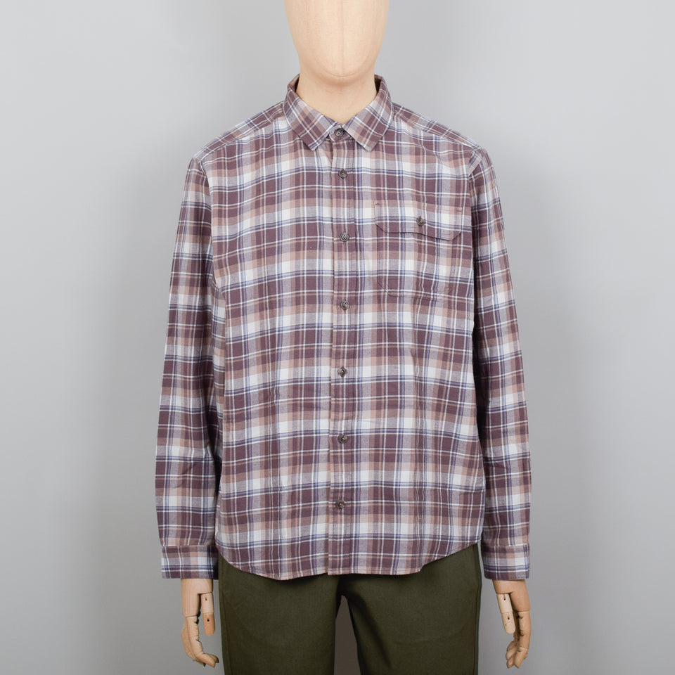 Patagonia Fjord Flannel Shirt Light Weight - Dusky Brown