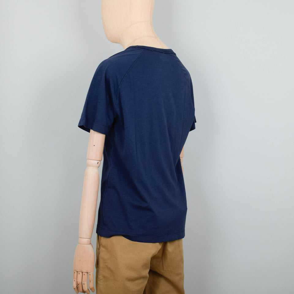 YMC Television Raglan T-Shirt - Navy