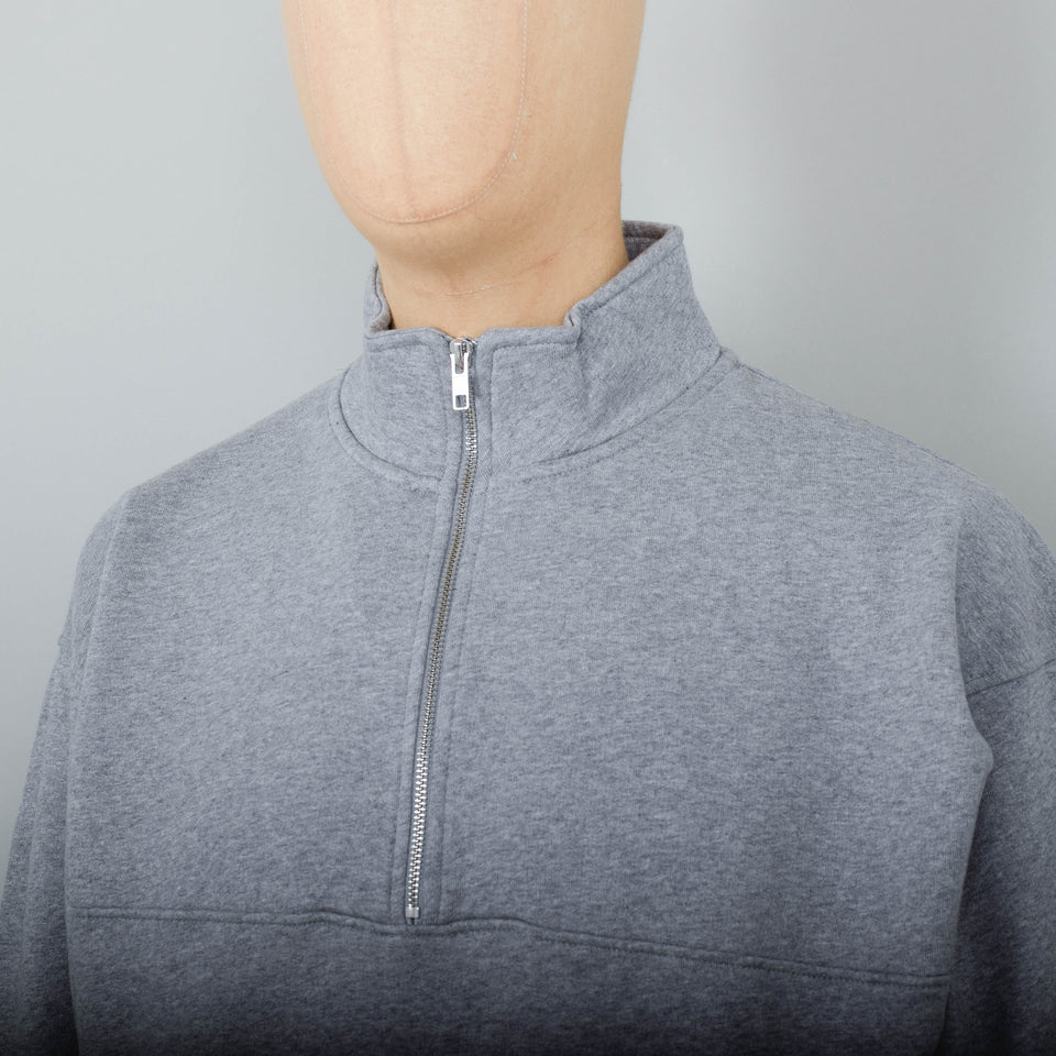 Colorful Standard Organic Quarter Zip - Heather Grey