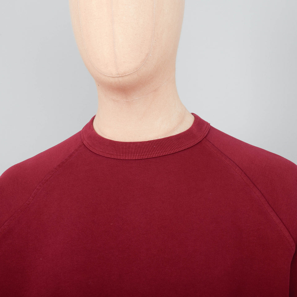 YMC Schrank Raglan Sweatshirt - Burgundy