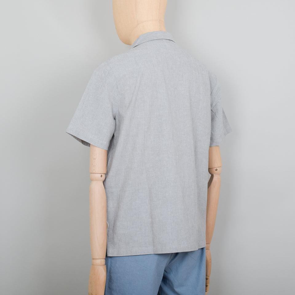 Folk Junction Shirt SS - Linen Mini Stripe