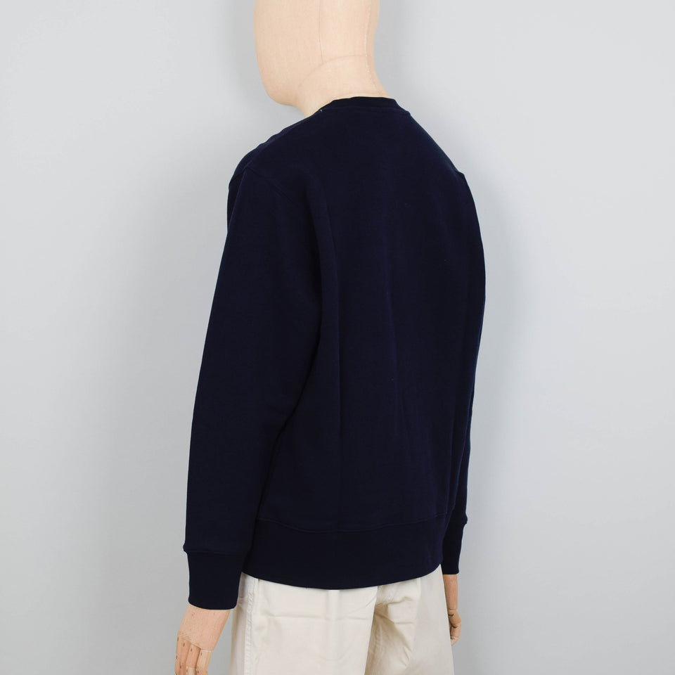 Norse Projects Arne Logo Sweat - Dark Navy