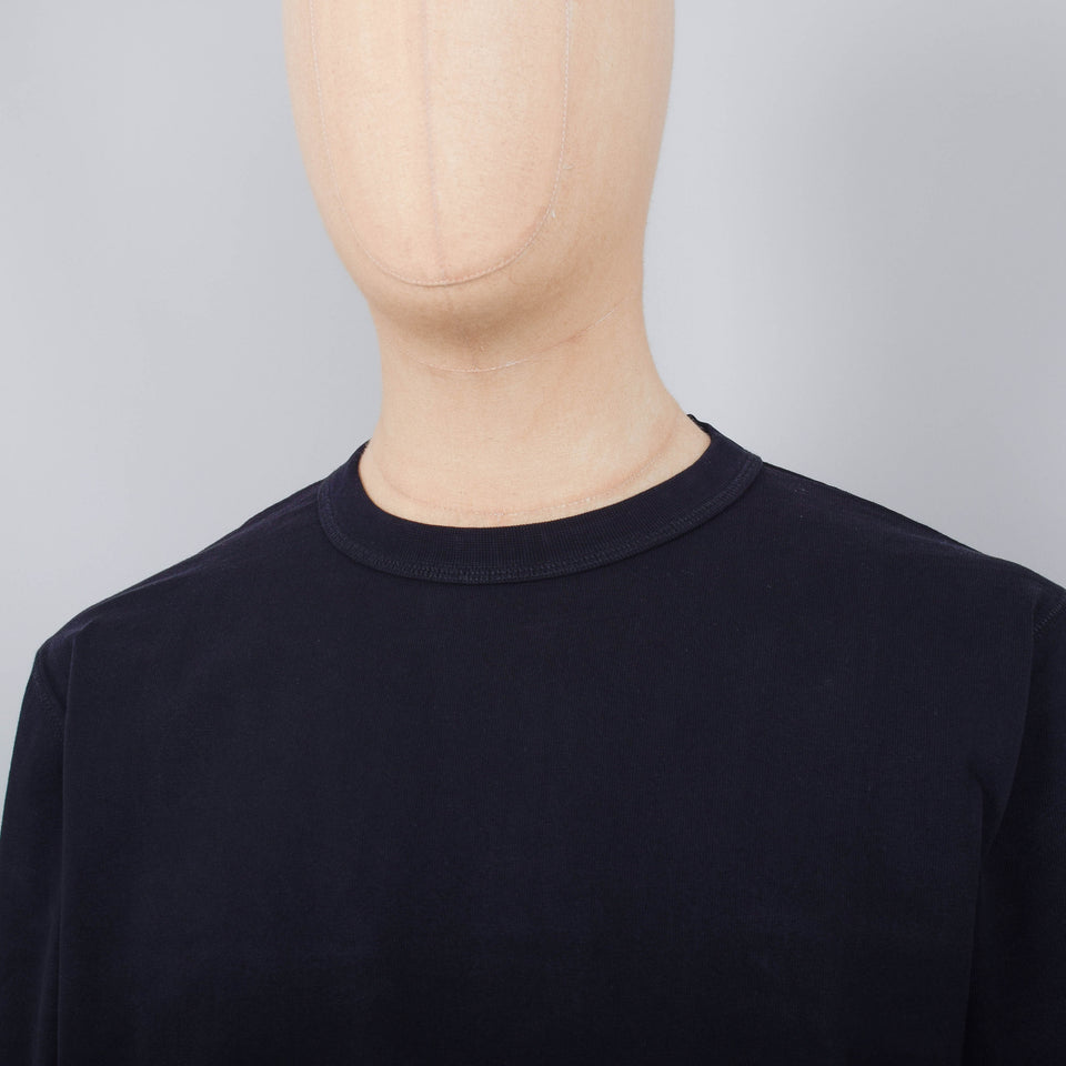 Norse Projects Holger Tab Series Logo LS T-Shirt - Black