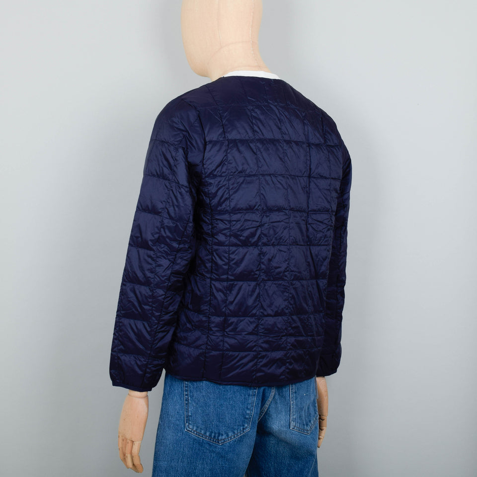 Taion 104 Crew Neck Zip Down Jacket - Navy