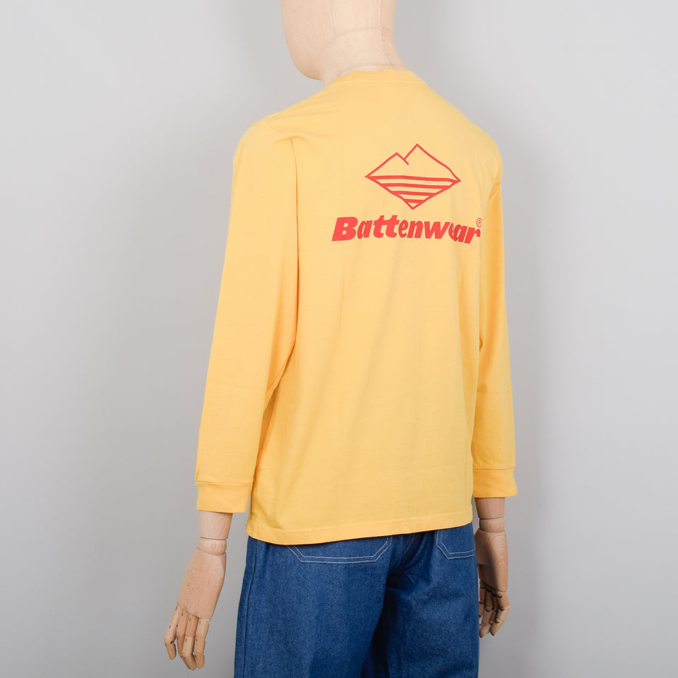 Battenwear Team L/S Pocket Tee - Mustard
