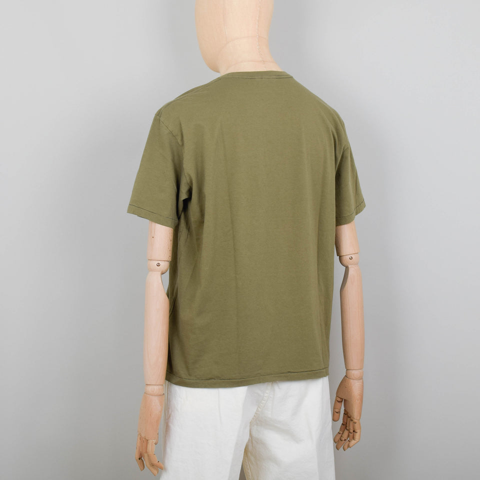 Orslow JPN ATH DEPT T-Shirt - Army Green