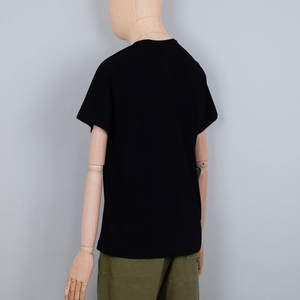 YMC Television Raglan T-Shirt - Black