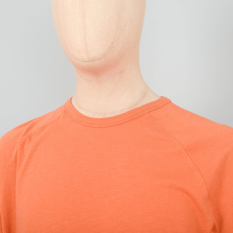 YMC Television Raglan T-Shirt - Orange