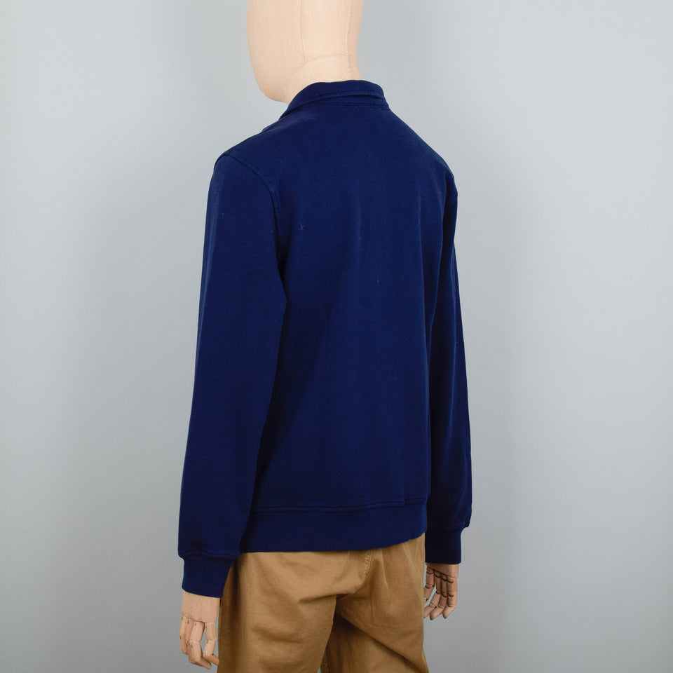 YMC Sugden Zip Sweatshirt - Navy