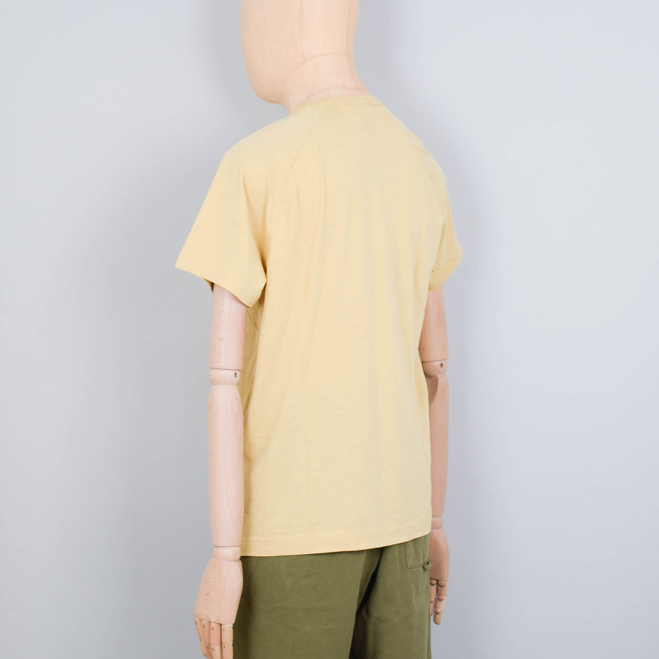 YMC Television Raglan T-Shirt - Sand