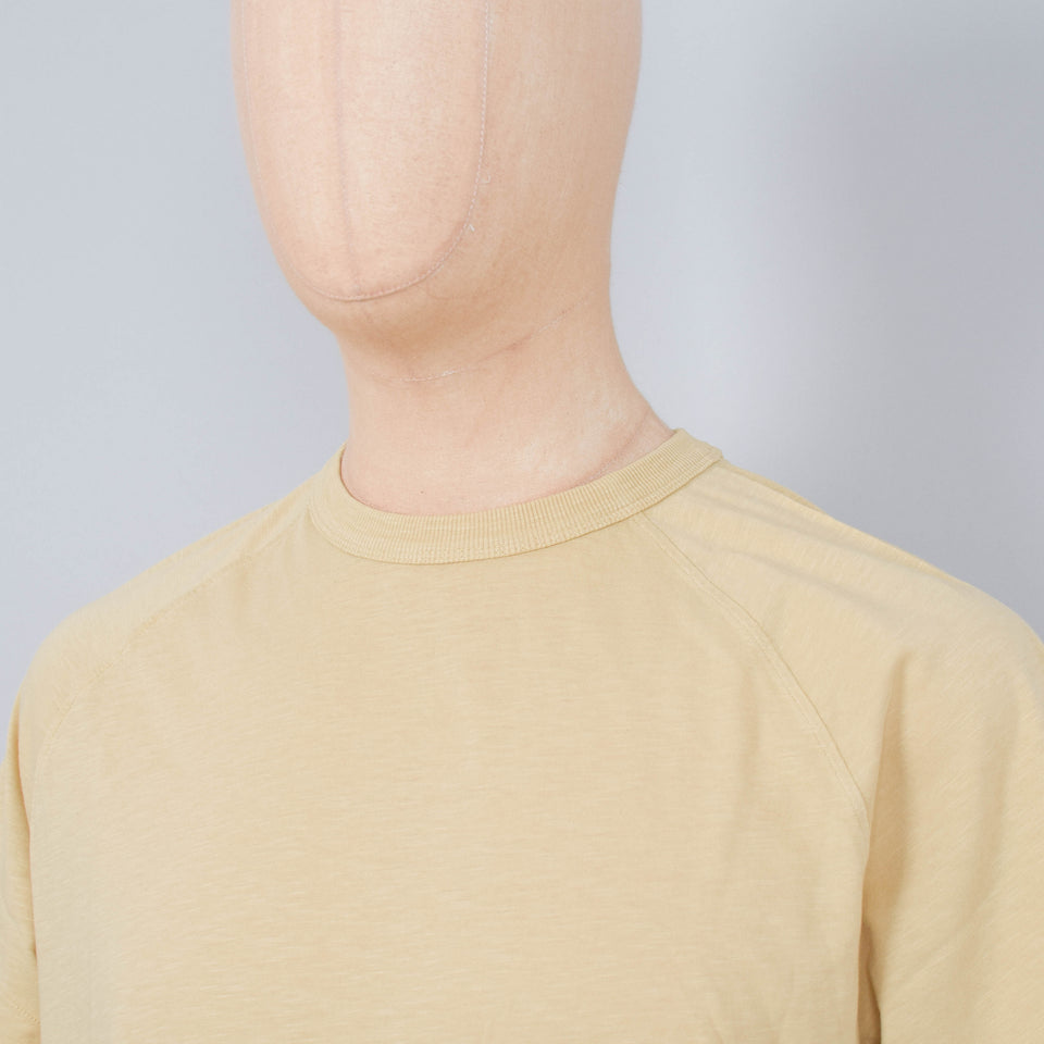 YMC Television Raglan T-Shirt - Sand