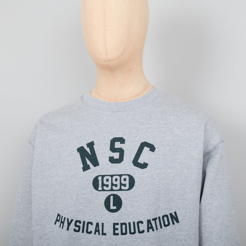 Uniform Bridge Navy Sports Club Sweatshirt - Melange Grey
