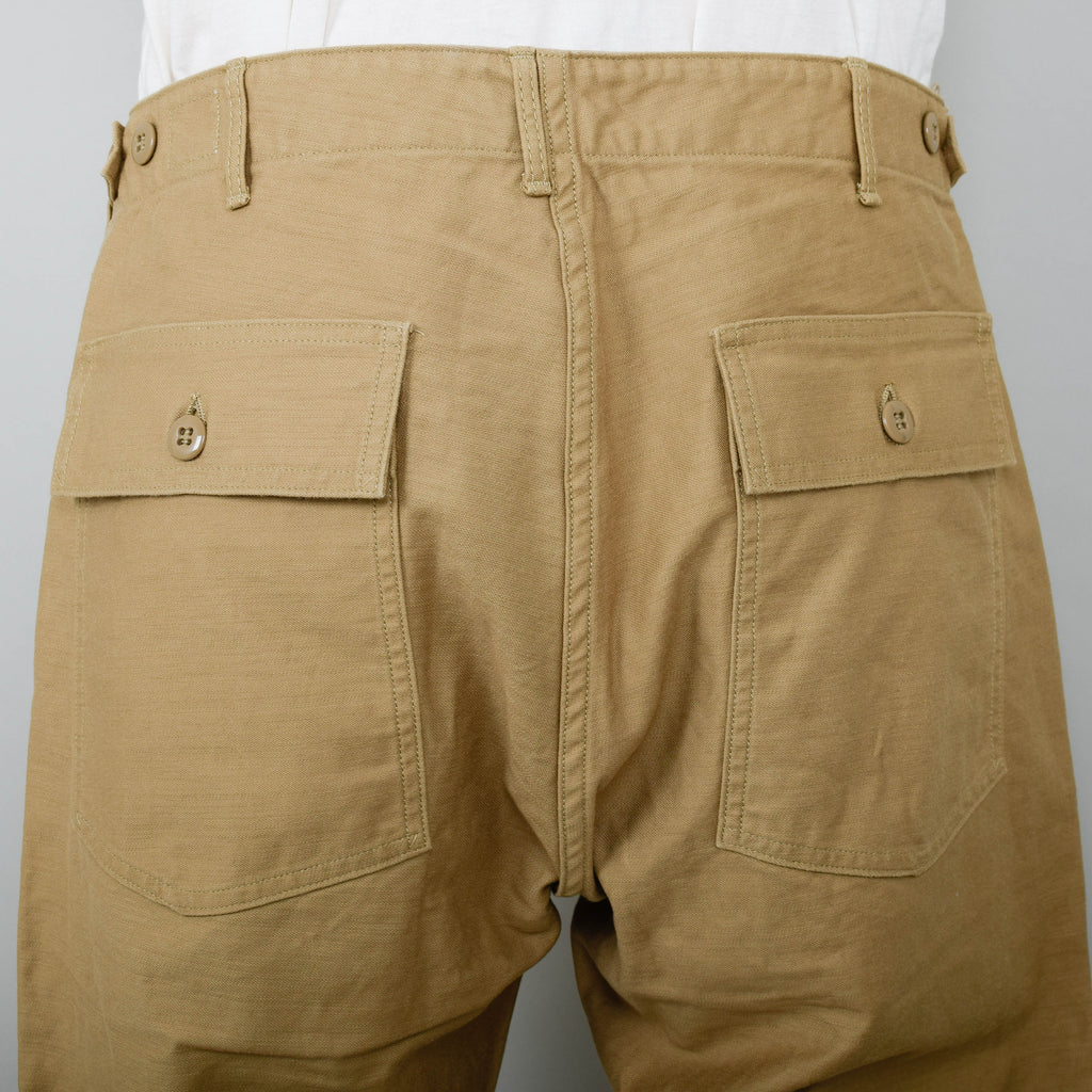 orSlow - Slim Fit Fatigue Pants - Khaki – Withered Fig