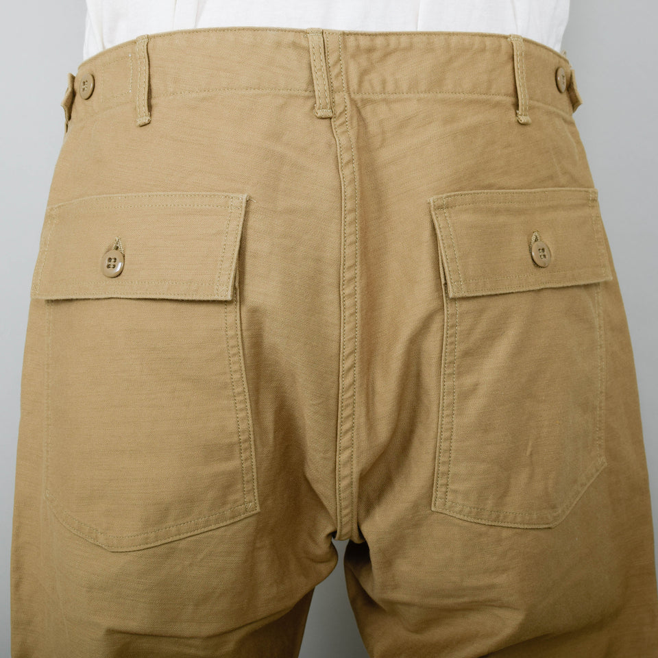 OrSlow Slim Fit Fatigue Pants - Khaki