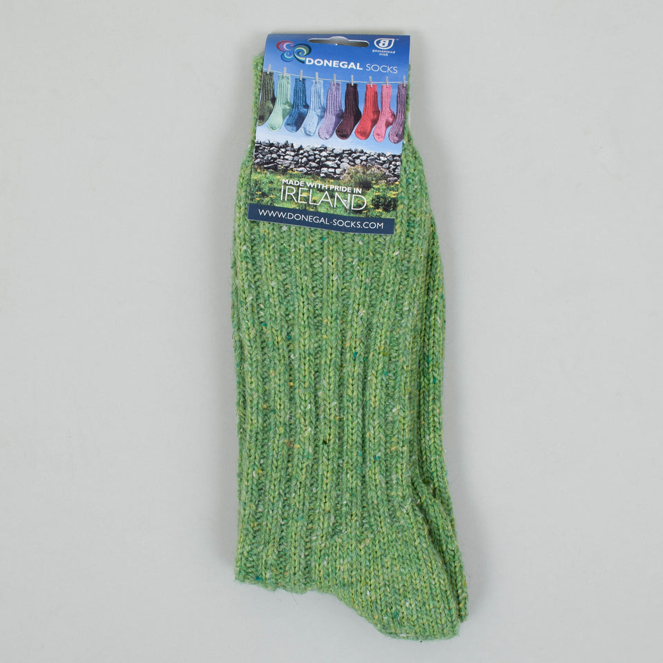 Donegal Wool Mix Sock - Light Green