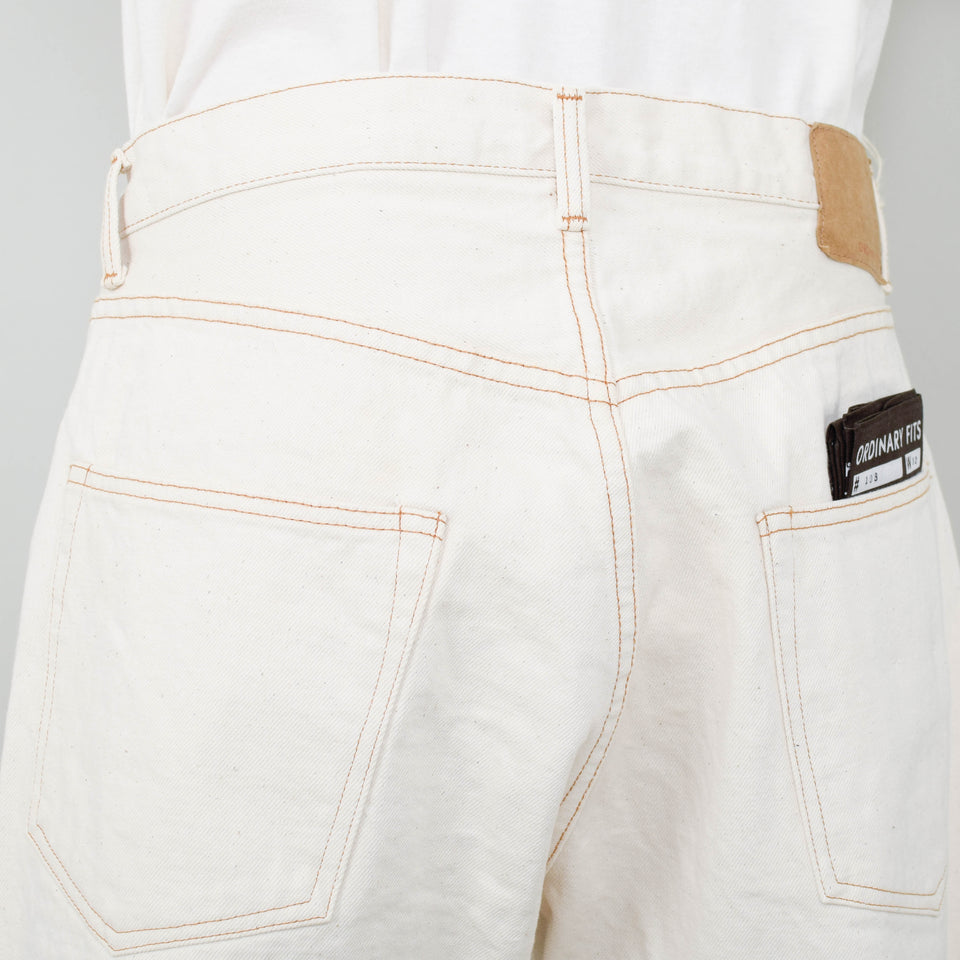 Ordinary Fits Loose Ankle Denim - Ecru