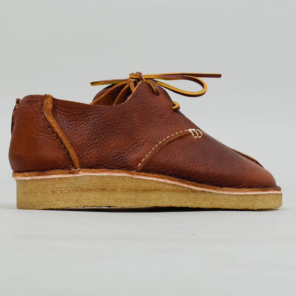 Yogi Caden Centre Seam Leather Shoe - Chestnut Brown