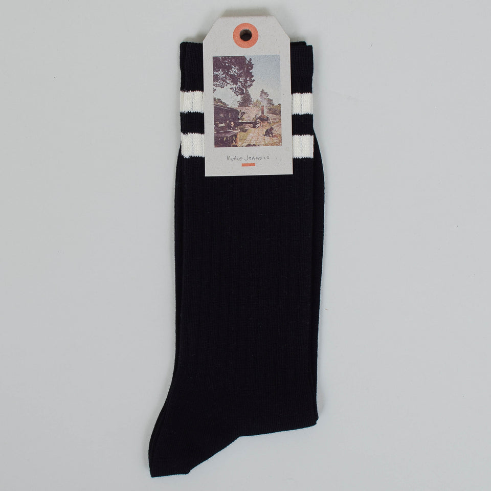Nudie Amundsson Sport Sock - Black