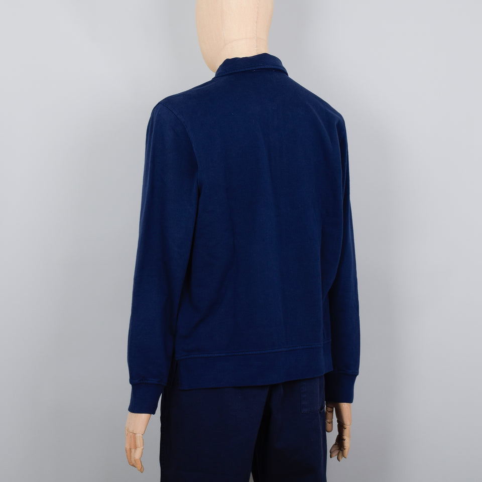 YMC Sugden Zip Sweatshirt - Navy